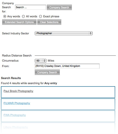 Extended search 